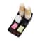 Mind Reader Anchor Collection 7-Compartment Black Coffee Cup and Condiment Dispenser, 2ct.